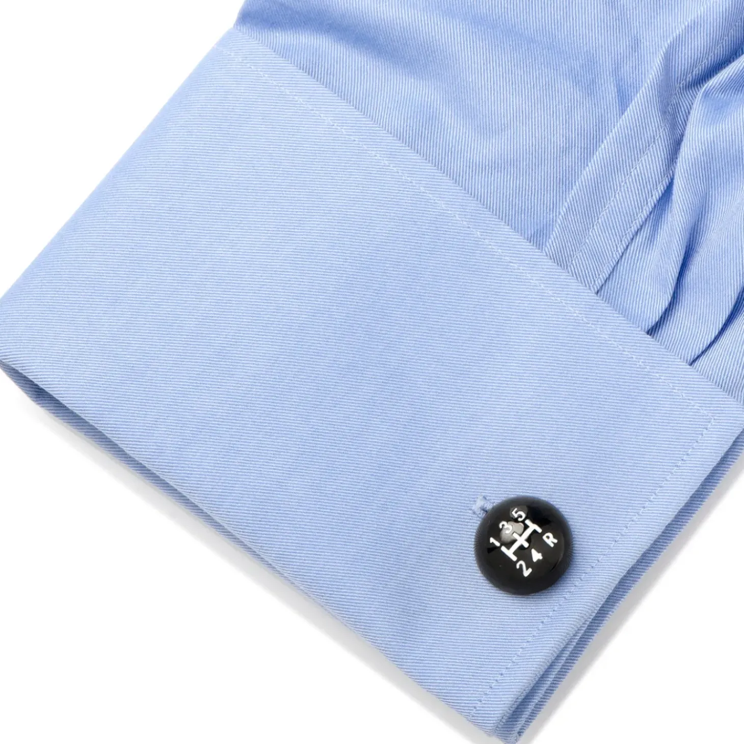 Ox and Bull Trading Co. 3D Black Gear Shifter Cufflinks
