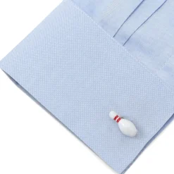 Cufflinks, Inc. 3D Bowling Pin & Ball Cufflinks