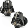 Star Wars 3D Darth Vader Satin Black Cufflinks