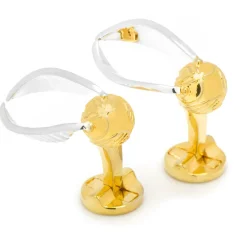 Harry Potter 3D Golden Snitch Cufflinks