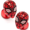 Marvel 3D Spider-Man Crystal Cufflinks