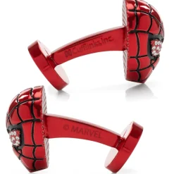 Marvel 3D Spider-Man Crystal Cufflinks
