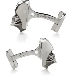 Star Wars 3D Sterling Silver Darth Vader Cufflinks