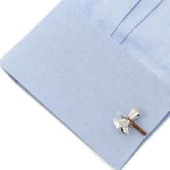 Marvel 3D Stormbreaker Silver Cufflinks