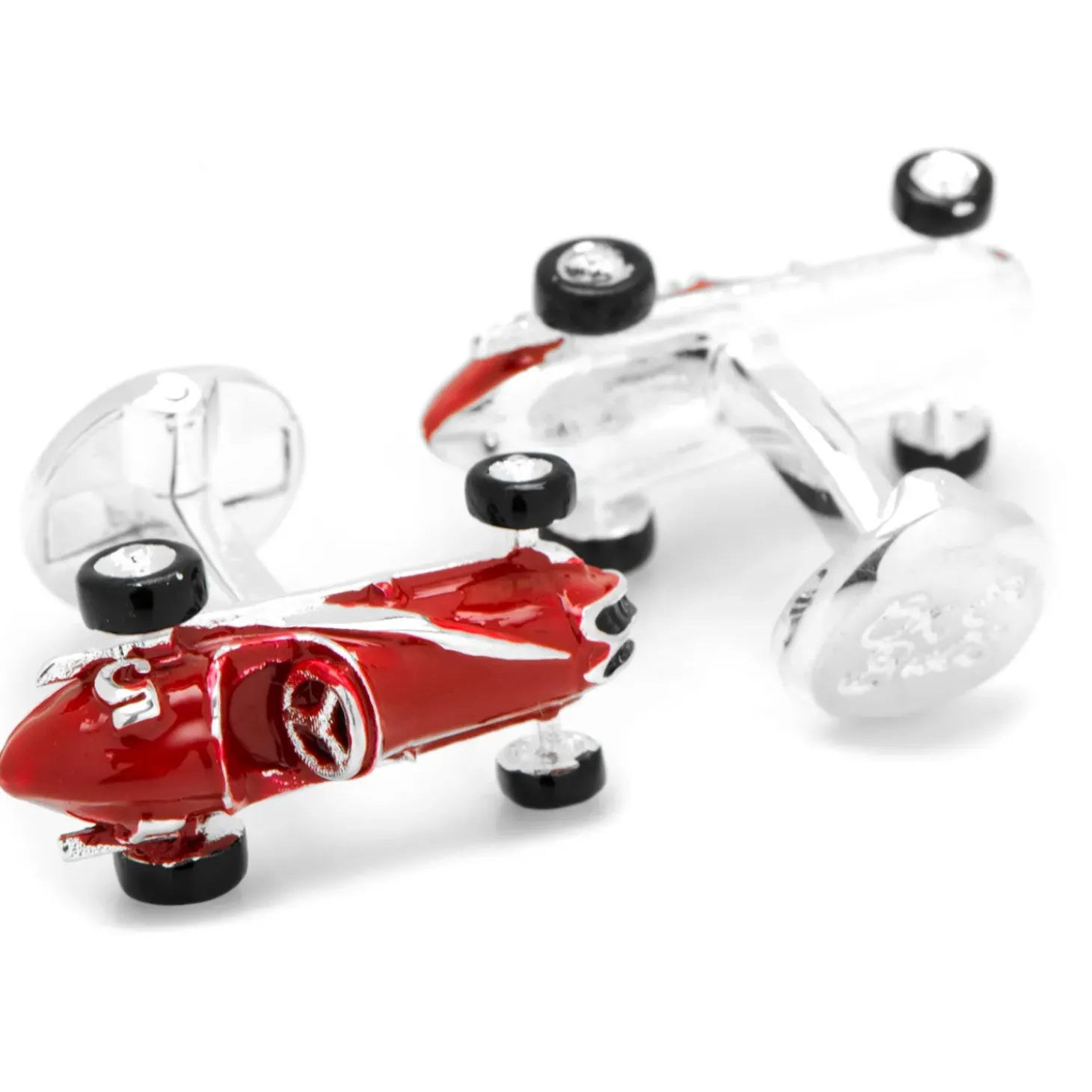 Ox and Bull Trading Co. 3D Vintage Race Car Cufflinks