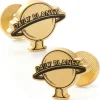 DC Comics Daily Planet Gold Cufflinks