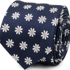 Ox and Bull Trading Co. Daisy Navy Blue Men's Tie