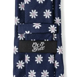 Ox and Bull Trading Co. Daisy Navy Blue Men's Tie