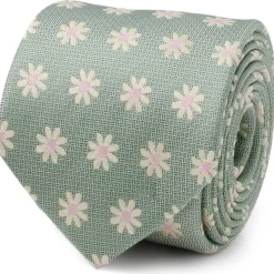 Ox and Bull Trading Co. Daisy Soft Green Men's Tie