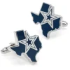 NFL Dallas Cowboys State Shaped Cufflinks