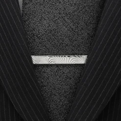 Ox and Bull Trading Co. Damascus Stainless Steel Tie Clip