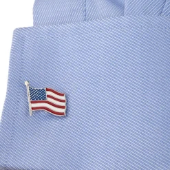 JJ Weston Dancing American Flag Cufflinks
