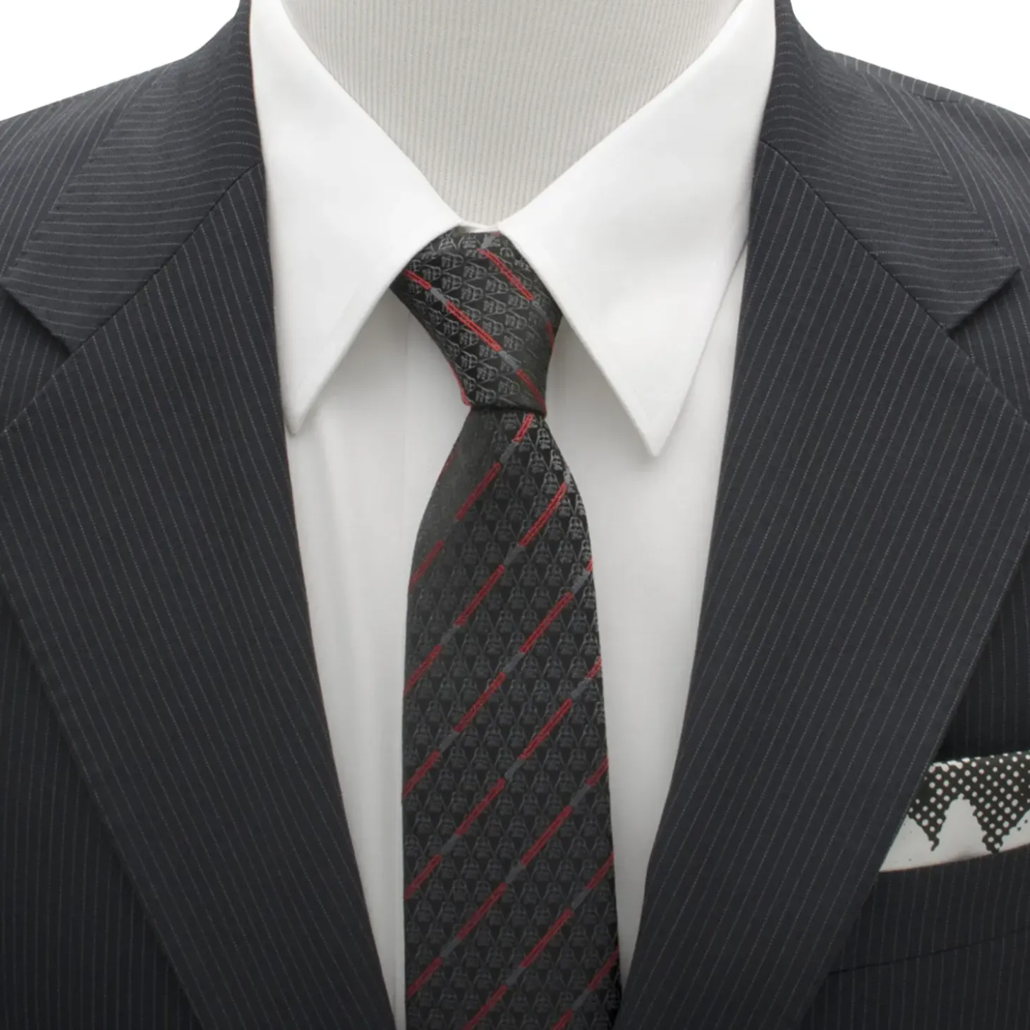 Star Wars Darth Vader Black Lightsaber Stripe Men's Tie