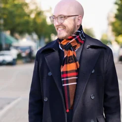 Star Wars Darth Vader Black Tartan Scarf
