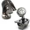 Star Wars Darth Vader Crystal Helmet Cufflinks