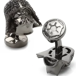 Star Wars Darth Vader Crystal Helmet Cufflinks