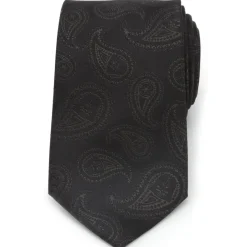 Star Wars Darth Vader Paisley Black Silk Men's Tie