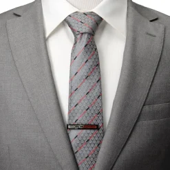 Star Wars Darth Vader Red Lightsaber Stripe Men's Tie