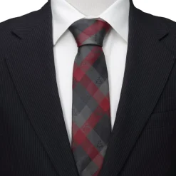 Star Wars Darth Vader Red Plaid Men's Tie