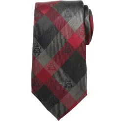 Star Wars Darth Vader Red Plaid Men's Tie