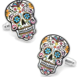 Cufflinks, Inc. Day of the Dead Skull Cufflinks