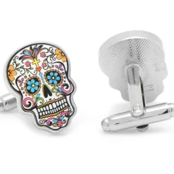 Cufflinks, Inc. Day of the Dead Skull Cufflinks
