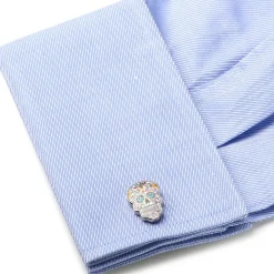 Cufflinks, Inc. Day of the Dead Skull Cufflinks