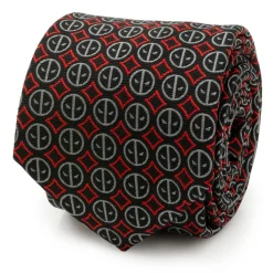 Marvel Deadpool Black Men's Tie