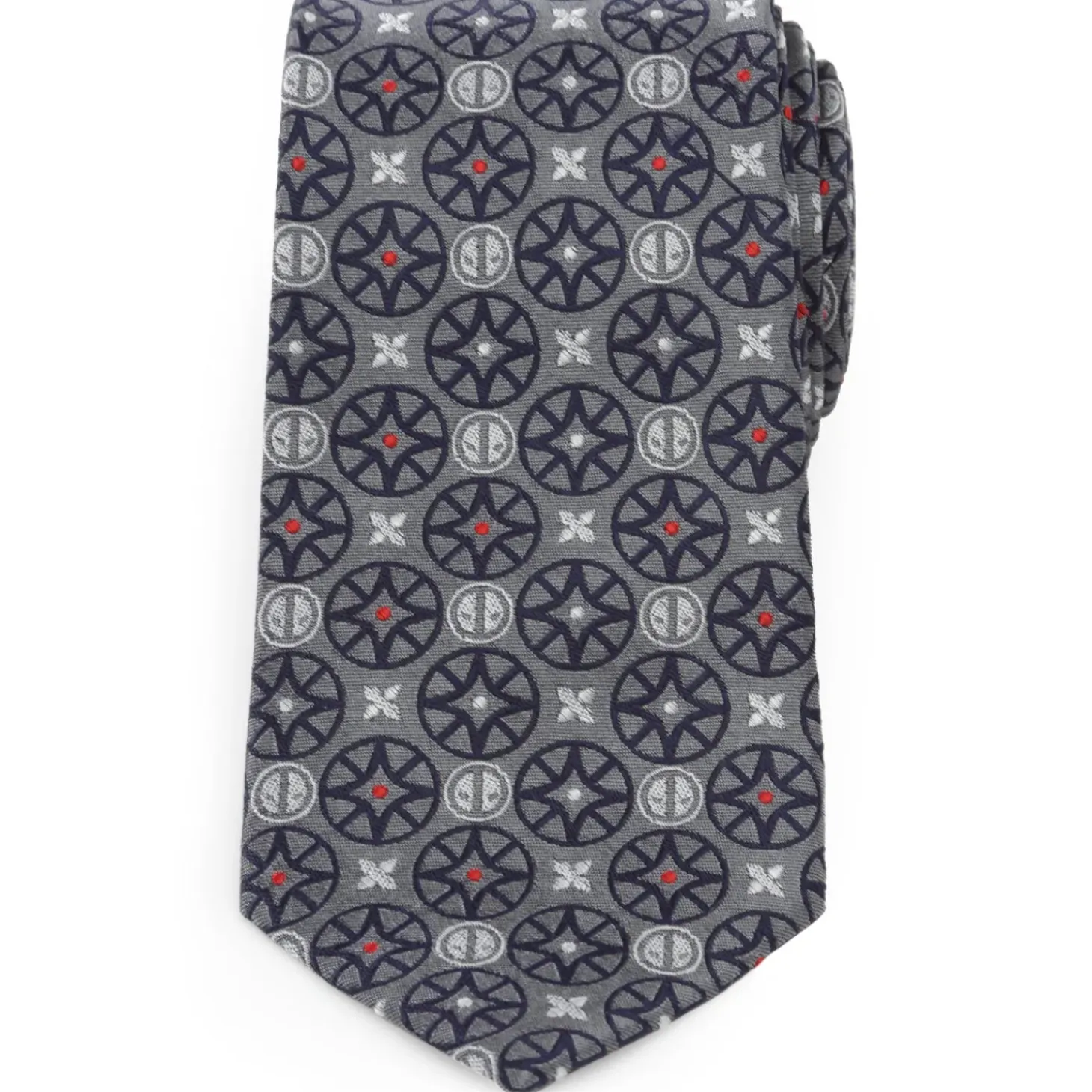Marvel Deadpool Gray Men's Tie