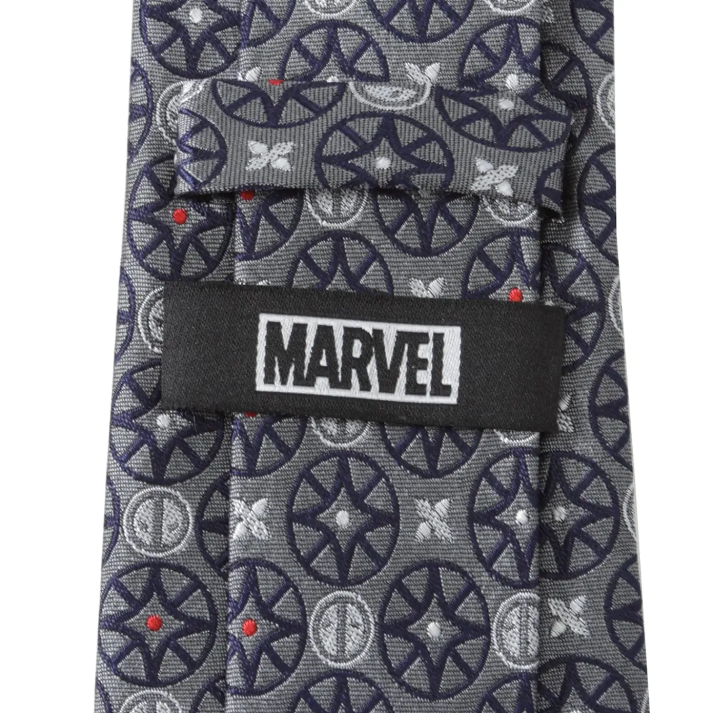 Marvel Deadpool Gray Men's Tie