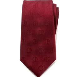 Marvel Deadpool Maroon Men's Tie