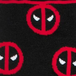 Marvel Deadpool Stripe Black Socks
