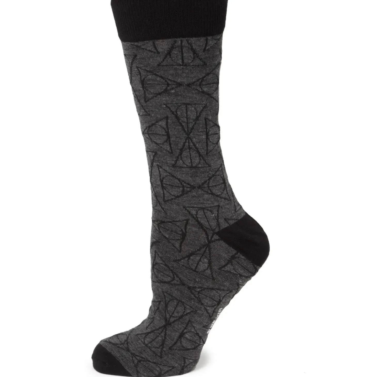 Harry Potter Deathly Hallows Black Men's Socks