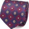 Ox and Bull Trading Co. Deep Purple Floral Men's Tie