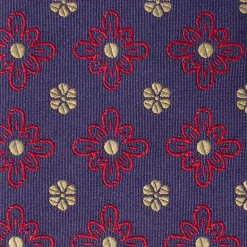 Ox and Bull Trading Co. Deep Purple Floral Men's Tie