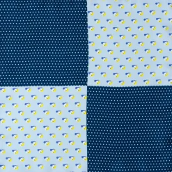 Disney Donald Duck Blue Pocket Square