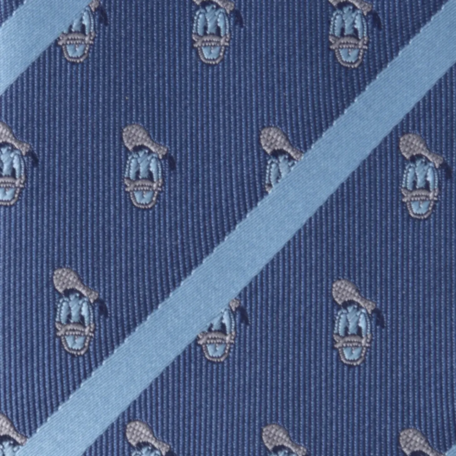 Disney Donald Duck Stripe Blue Men's Tie