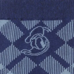 Disney Donald Plaid Sock and Mickey Blue Lapel Pin Gift Set