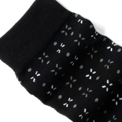 Ox and Bull Trading Co. Dot Patterned Black Men's Socks