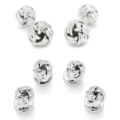 JJ Weston Double Ended Love Knot Stud Set