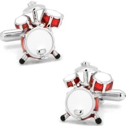Cufflinks, Inc. Drum Set Cufflinks