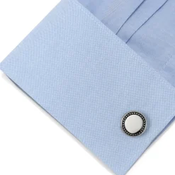Ox and Bull Trading Co. Engravable Studded Cufflinks