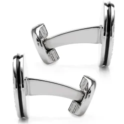 Ox and Bull Trading Co. Engravable Studded Cufflinks
