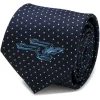 Star Trek Enterprise Dot Blue Men's Tie