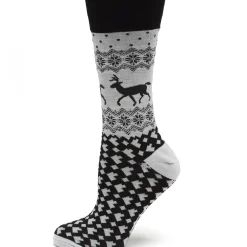 Cufflinks, Inc. Fair Isle Tree Socks
