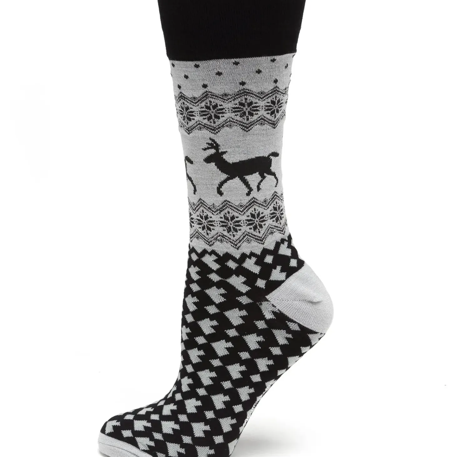 Cufflinks, Inc. Fair Isle Tree Socks