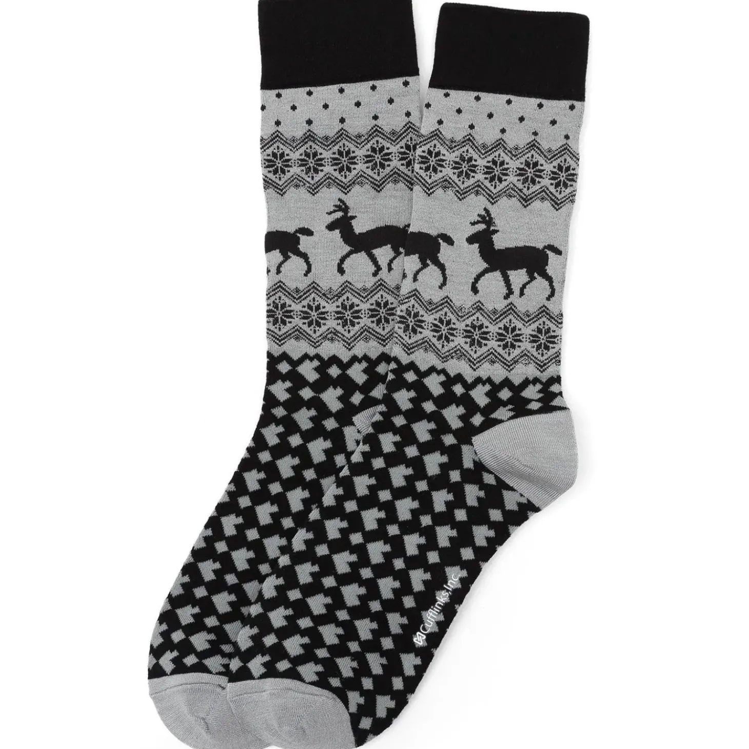 Cufflinks, Inc. Fair Isle Tree Socks