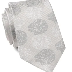 Star Wars Falcon Gray Men's Tie