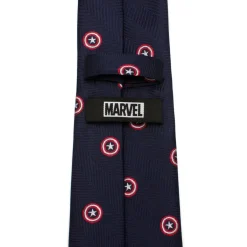 Marvel Father and Son Captain America Zipper Necktie Gift Set