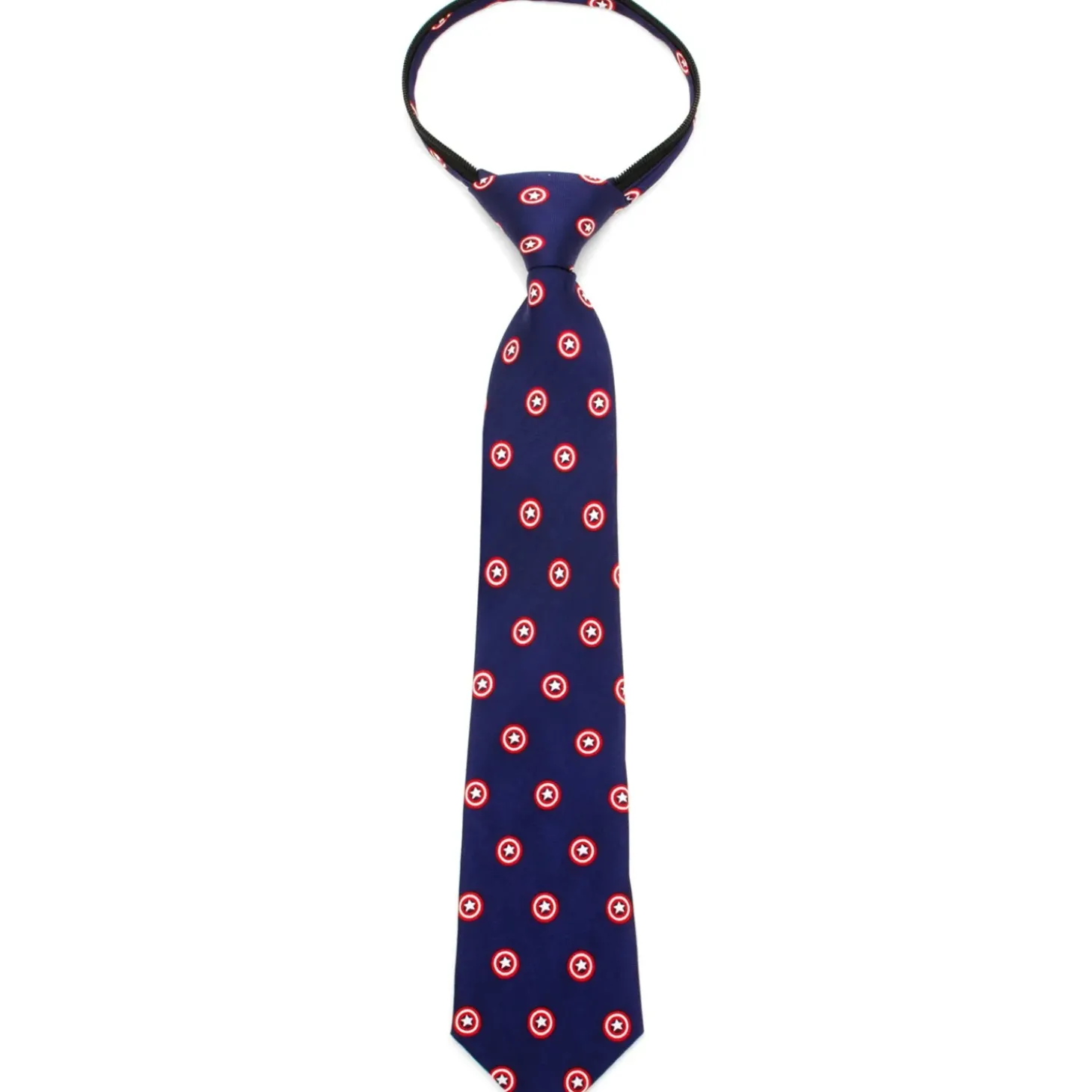 Marvel Father and Son Captain America Zipper Necktie Gift Set